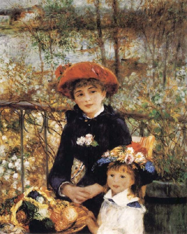 Pierre-Auguste Renoir On the Terrace oil painting image
